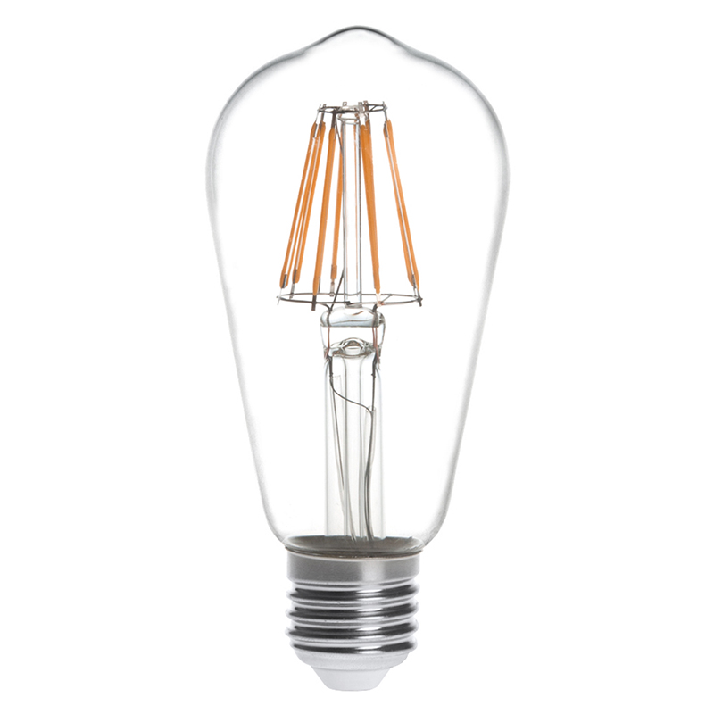 ST18 E26/E27 8W LED Vintage Antique Filament Light Bulb, 75W Equivalent, 4-Pack ST18 E26/E27 8W LED Vintage Antique Filament Light Bulb, 75W Equivalent, 4-Pack